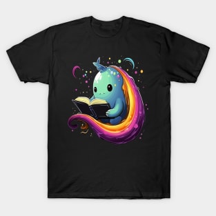 Narwhal Reads Book T-Shirt